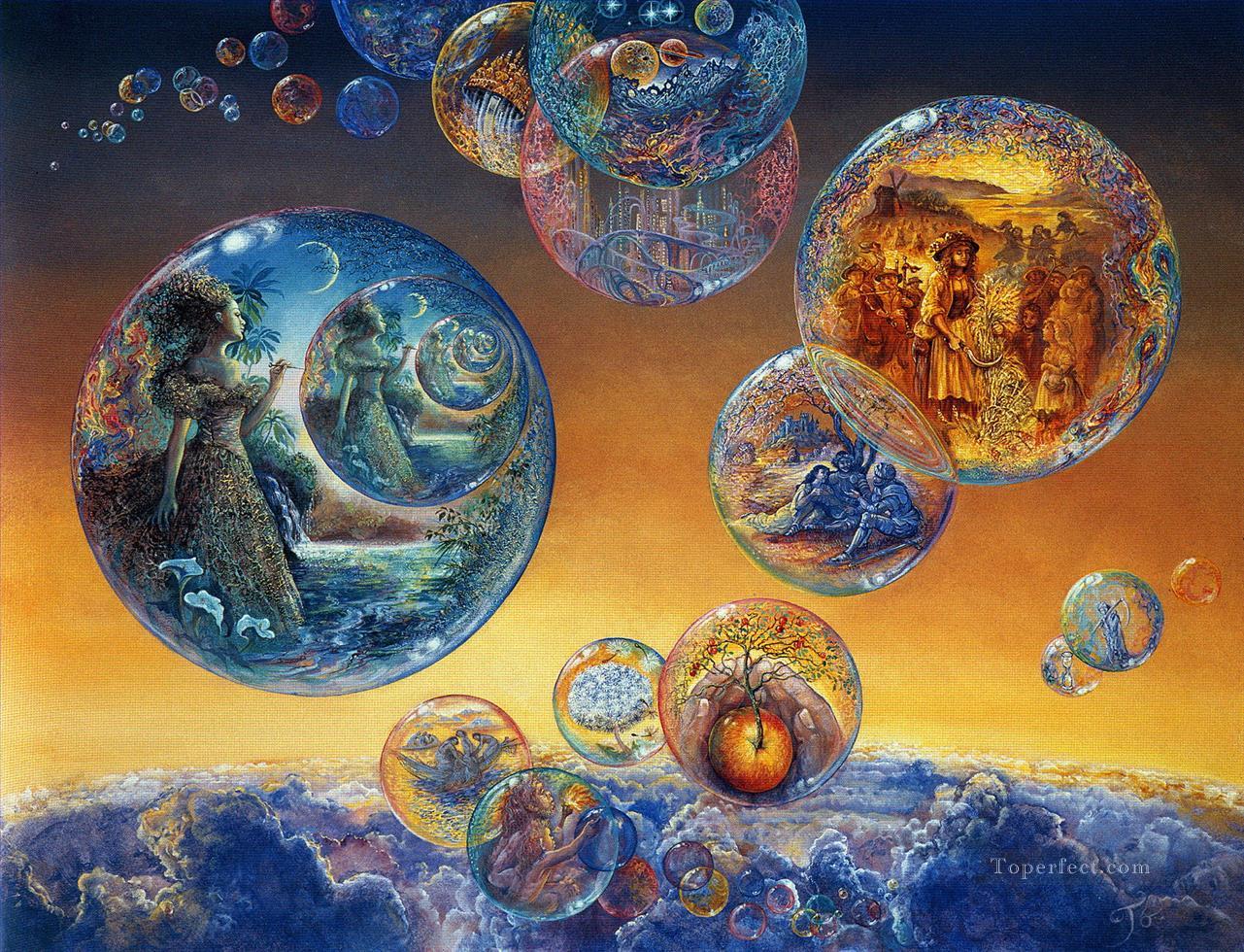 JW bulles de temps fantaisie Peintures à l'huile